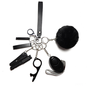 Venta al por mayor de suministros de <span class=keywords><strong>autodefensa</strong></span> Gadgets de protección de emergencia Llavero Mujeres Conjunto de alarma de seguridad Llavero de <span class=keywords><strong>autodefensa</strong></span> - Product Image 2