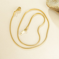 Mode ronde serpent chaîne bijoux à bricoler soi-même accessoires 45/50/55/60CM Couple chaîne collier