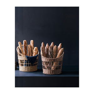 Cesto Rustico per Baguette con Design Intrecciato per Conservare il Pane - Product Image 1