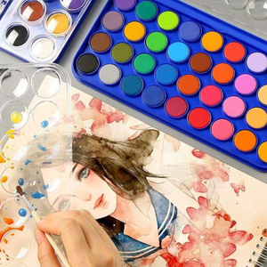 Profesional 28 colores secos en stock agua Color imagen prueba perla acuarela - Product Image 4