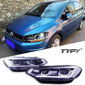 Kit de Faros LED TYPY 12V 6000K para VW Touran 2016-2022 con DRL y Señal de Giro Dinámica Mejorada - Product Image 1