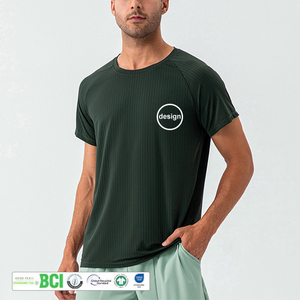 T-shirt personnalisé de haute qualité avec logo imprimé, t-shirt en bambou écologique pour hommes, vêtements de sport, vêtements de fitness pour hommes, t-shirts d'entraînement - Product Image 1