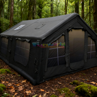 Tente d'air en Pvc résistant aux intempéries Extra Oxford tissu Tenda Gonfiabile grande tente gonflable pour 6-8 personnes tente de Camping en plein air