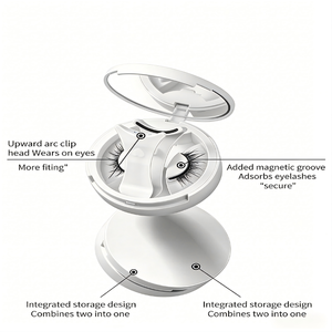Nouvelles extensions de <span class=keywords><strong>cils</strong></span> magnétiques légères et longues, avec pinces à <span class=keywords><strong>cils</strong></span>, les <span class=keywords><strong>cils</strong></span> magnétiques doux ne nécessitent pas de colle. - Product Image 2