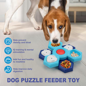 Pet bulmaca oyunu yavaş kase eğitim interaktif köpek bulmaca oyuncak köpek için yavaş yeme kaymaz Pet yavaş besleyici birleştirin - Product Image 6
