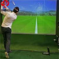 Fabricants Divertissement Expérience AR Moniteur de lancement de simulateur de golf intérieur