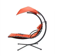 Lit de jour extérieur de luxe balançoire inclinable Style moderne balançoire de jardin auvent avec chaise suspendue adulte balançoire hamac balançoire