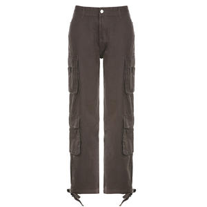 <span class=keywords><strong>Pantaloni</strong></span> da lavoro a buon mercato <span class=keywords><strong>pantaloni</strong></span> dritti con <span class=keywords><strong>vita</strong></span> <span class=keywords><strong>alta</strong></span> e gambe larghe da <span class=keywords><strong>donna</strong></span> all'ingrosso <span class=keywords><strong>pantaloni</strong></span> a velo - Product Image 6