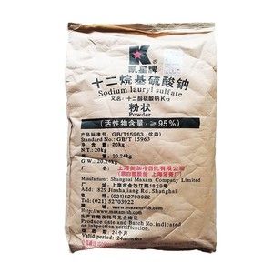 <span class=keywords><strong>Sulfate</strong></span> de lauryl sodique (SLS) K12 en poudre, tensioactif anionique de qualité industrielle pour produits chimiques de nettoyage, pureté minimale 99 % - Product Image 5