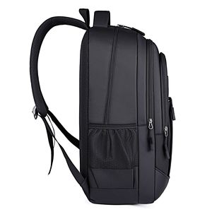 Airuaqi Men's <b>Backpack</b> 20-35L <b>Large</b> <b>Capacity</b> Business Travel Casual <b>Backpack</b> Solid Color With Interior Zipper Pocket - Product Image 2