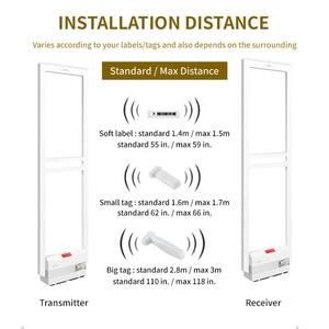 Sistema de Seguridad Antirrobo EAS para Tiendas de Ropa, Puerta de Detección de 58KHz AM para Supermercados - Product Image 4