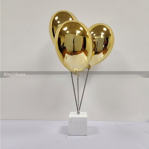 Ornamento Moderno Minimalista Creativo a Forma di Palloncino con Tecnica di Elettroplaccatura per Case Modello, Uffici Vendite, Sale, Soggiorni e TV - Product Image 1