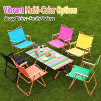 Ensemble de table et chaises de camping pliantes, meubles d'extérieur portables avec table roulante en acier inoxydable pour 8 personnes, pour pique-nique, jardin, terrasse, barbecue
