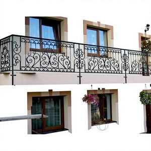 Los Más Populares al por Mayor: Diseños Modernos de Barandillas de Balcón de Hierro Forjado Duradero de Estilo Europeo - Product Image 1