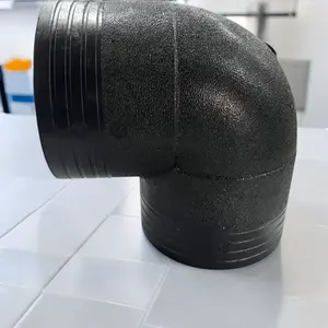 Electrofusion Pipe Fittings 110mm Steel And Plastic Round And Equal Head Molding Welding Connection For Water Application