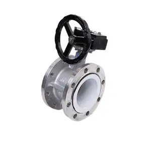 High Performance Manual Electric & Pneumatic Butterfly Valve General Vacuum System Lmj 25 Manual Butterfly Valve Manual Thread