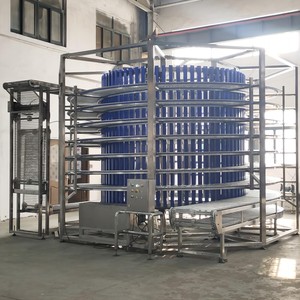 Zwillingsspiral-Kühlturm Anzug Schraubenförderband Fördersystem POM modularer Kunststoff-Förderband Edelstahl Lebensmittel - Product Image 2