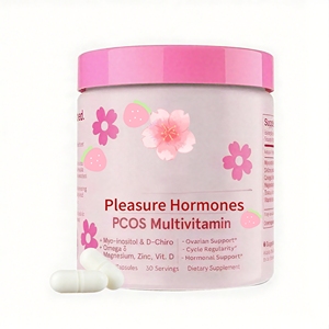 Veagn שמח הורמונים pcos אומגה <span class=keywords><strong>3</strong></span> מגנזיום אבץ ויטמין <span class=keywords><strong>D</strong></span> תוספי צמחים עבור מחזור נקבה - Product Image 1