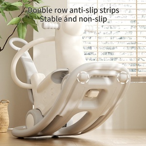 ของเล่นเด็ก Feelbaby รูปสัตว์ ของเล่นเด็กเล็ก แทรมโพลีนพลาสติก <span class=keywords><strong>ม้า</strong></span>โยก ของขวัญวันเกิดครบรอบ 1 ปี รถสไลด์ - Product Image 4