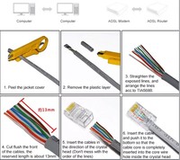 Câble Patch Ethernet RJ45 Cat5E Haute Vitesse - 1m, 2m, 3m, 5m, 10m, 20m - Câble Réseau Ethernet RJ45 UTP/FTP/SFTP Cat6 Cat5E