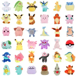 TCXW061003 Hot sale Lovely stuffed poke mon stuffed animal game toy cartoon toy All star collection poke mon