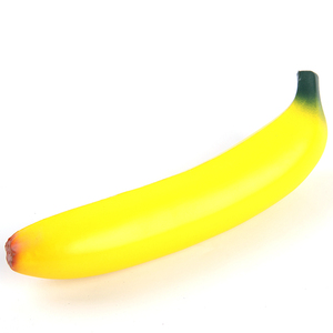Pelota Antiestrés de Espuma de Poliuretano con Forma de Plátano, Personalizable con Logotipo, Juguete Antiestrés de Fruta, Pelota de Plátano para Apretar - Product Image 4