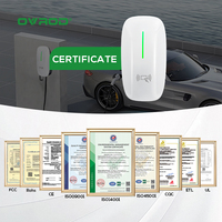 Carcasa de cargador Ovrod 48a Ev con APP Control Wifi Pcba Asamblea Ckd Parte Tipo 1 Ev Cargador Componentes Ckd Kits