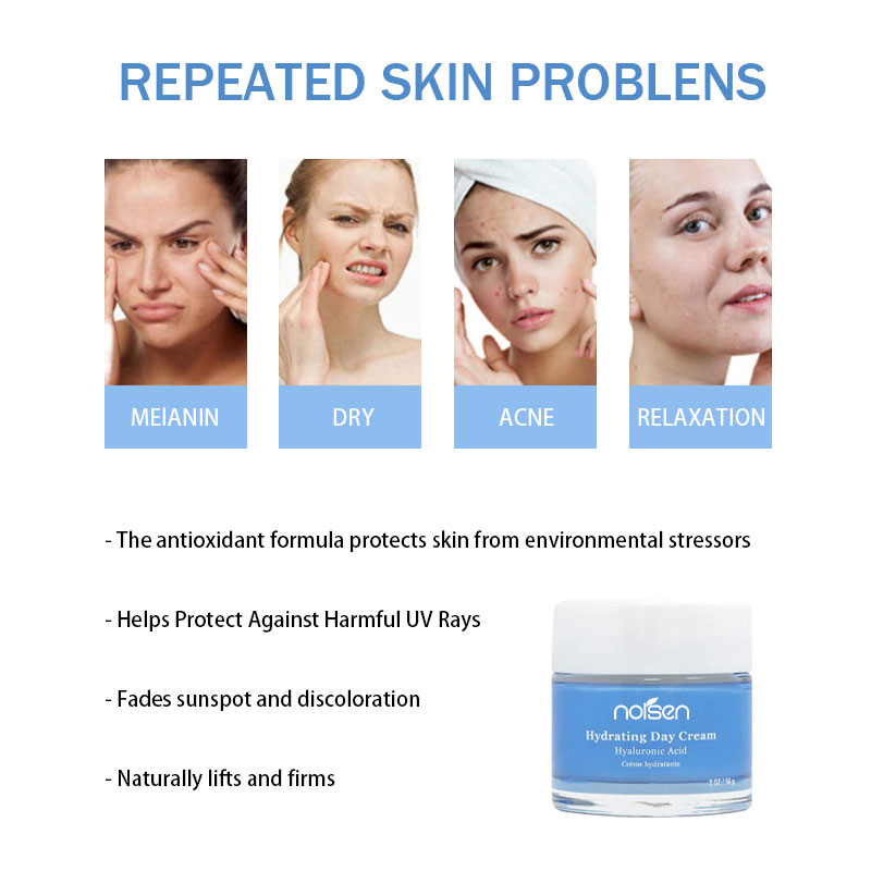 Hot Selling Skin Care Anti Aging Wrinkle Moisturizing Lightening Hydrating Hyaluronic Acid Face Cream