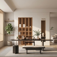 Armoire murale encastrée flottante en composite pour chambre à coucher, penderie murale complète avec décoration végétale suspendue