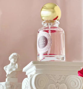 कस्टम लोगो मोटी स्पष्ट ग्लास गोल आकार 30 मिली 50 मिली 50 मिलीलीटर इत्र कांच की बोतल सोने की टोपी - Product Image 6