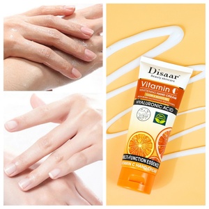 Crème <span class=keywords><strong>pour</strong></span> <span class=keywords><strong>les</strong></span> <span class=keywords><strong>mains</strong></span> à l'acide hyaluronique biologique, à la vitamine C et à la rose <span class=keywords><strong>pour</strong></span> <span class=keywords><strong>les</strong></span> peaux sèches/sensibles - Hydratant nourrissant, éclaircissant, <span class=keywords><strong>anti</strong></span>-<span class=keywords><strong>taches</strong></span> brunes - Product Image 1