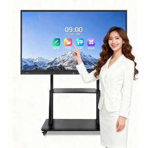 Tableau blanc interactif à écran tactile intelligent de 65 pouces avec écran tactile 20 points, 4K UHD, Android + Windows, usage éducatif - Product Image 1