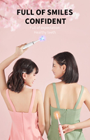 Pack familial Brosse à dents électrique sonique IPX7 étanche 2 têtes de brosse incluses Nettoyage sûr et efficace