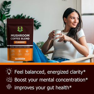 กาแฟผสมเห็ดชากาและถั่งเช่าแบบขายส่ง สูตรเฉพาะ ช่วยเสริมพลังงาน บำรุงสมอง ช่วยให้ความชัดเจนทางจิตใจ - Product Image 4