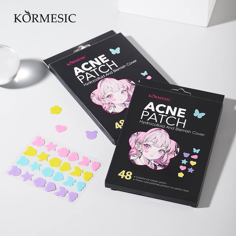 KORMESIC, оптовая продажа, частные lablels, OEM, красочные акне, 100% Гидроколлоидные акне, пластыри для лечения носа, поры носа, прыщи