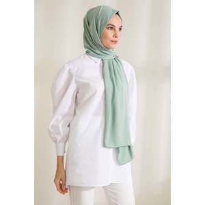 Medina <b>Silk</b> <b>Scarf</b> Aqua Green Long 100% <b>Silk</b> Women Skin Friendly - Product Image 2