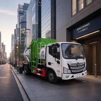 Camion à ordures alimentaires FOTON 4x2 à chargement latéral haute performance pour une gestion efficace des déchets alimentaires