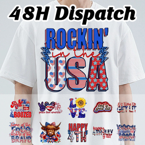 ลายรีดร้อนแบบพร้อมใช้จำนวนมากสำหรับเสื้อยืด สติ๊กเกอร์ กระเป๋า หมวก ไวนิล ลายติดรีดร้อน ลาย DTF - Product Image 1