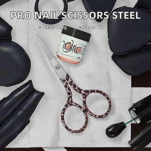 Ciseaux à ongles professionnels de beauté en gros, courbés, tranchants, haute durabilité, en acier inoxydable, pour la coupe des cuticules, manucure et pédicure - Product Image 2