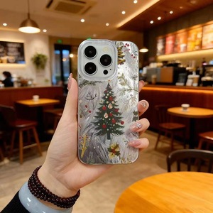 Coque de téléphone de qualité supérieure en PC antichoc avec motif animal de Noël pour 16 Pro Max/14/15 Plus/13/12 Pro - Product Image 2