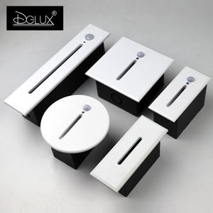 DGLUX, оптовая продажа, Высококачественная светодиодная угловая ступенчатая лампа Ip65 для лестницы с датчиком человеческого тела, 3 Вт, светодиодная ступенчатая лестница, 50 алюминиевая 70 - Product Image 5