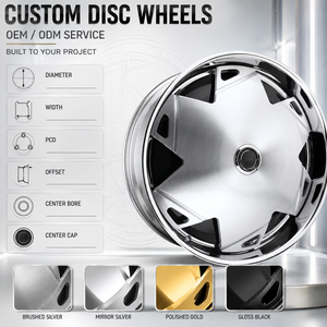 Rines Cromados Forjados Personalizados de 18, 20, 22, 24 y 26 Pulgadas con Borde Profundo para Ford F150 RAM 1500 6x135 6x139.7 OEM Venta al Por Mayor - Product Image 5