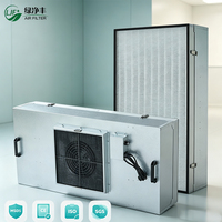 Unité de filtration à ventilateur FFU pour salle blanche, filtre HEPA 99,99 % 0,3 micron, hotte à flux laminaire pour laboratoire pharmaceutique et semi-conducteurs