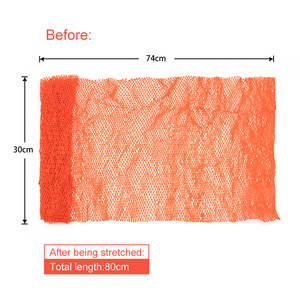 ฟองน้ำขัดผิวแบบยาว ผลิตจากไนลอน ตาข่ายแบบแอฟริกัน สำหรับอาบน้ำ ฟองน้ำกานา - Product Image 2