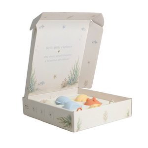 Custom Logo Premium Eco Friendly Recycled Materials <b>Corrugated</b> <b>Paper</b> Mailer Box For Baby Bath Toys Swimming Ducks - Product Image 1