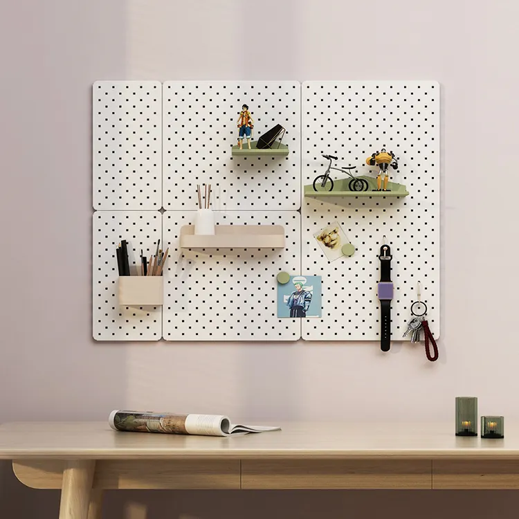 Estante de Metal para colgar en la pared, moderno, pequeño, alto brillo, con accesorios