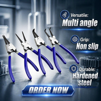 Industrial Grade CrV Steel Professional Snap Ring Circlip Retaining Ring Alicate Set Heavy Duty Multifunction Pliers Tools