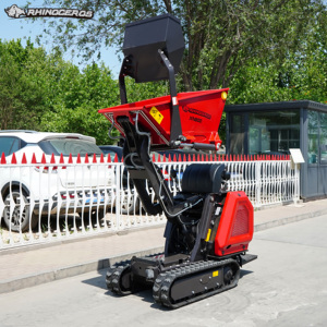 Faible prix entraînement sur chenilles <span class=keywords><strong>Mini</strong></span> chenille en caoutchouc Dumper chenillé brouette à chenilles avec <span class=keywords><strong>pelle</strong></span> 800kg de charge utile - Product Image 5