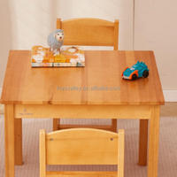 Table et chaise d'étude pour enfant en bois d'intérieur, design moderne pour chambre à coucher