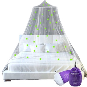 Couvre-<span class=keywords><strong>lit</strong></span> <span class=keywords><strong>baldaquin</strong></span> pour bébé, rideau de <span class=keywords><strong>lit</strong></span>, avec moustiquaire, lumineux dans la nuit, rond, tente dôme, offre spéciale, - Product Image 1